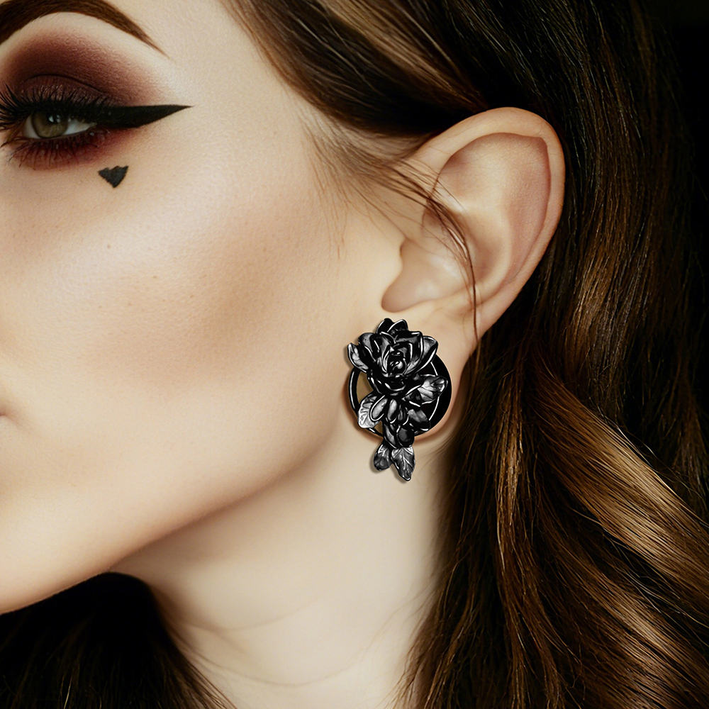 Doearko 2PCS  Flower Ear Gauge – Body Jewelry Gauges Bewertung und Preis