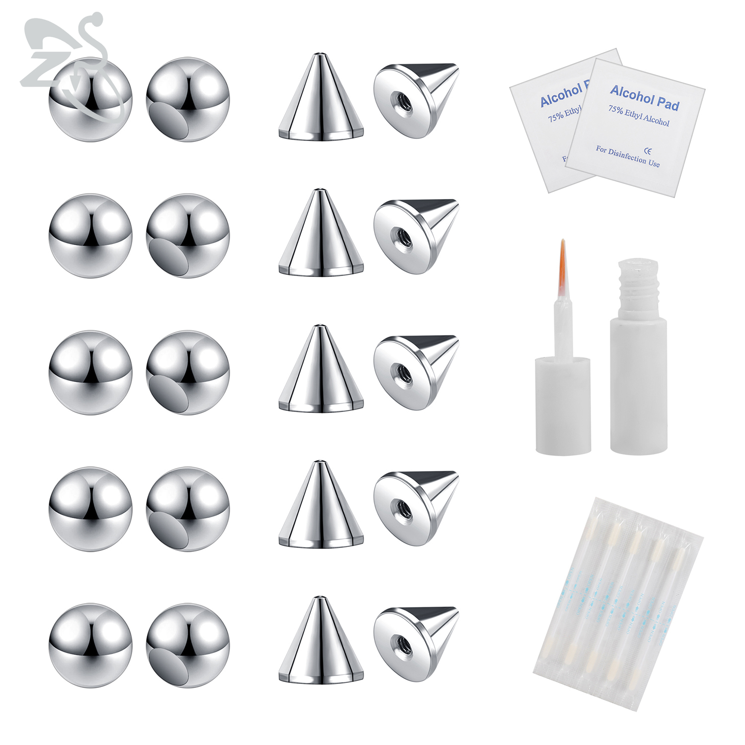 ZS 1 Set Fake Eyebrow Ring Men – Body Jewelry Kit Bewertung und Preis