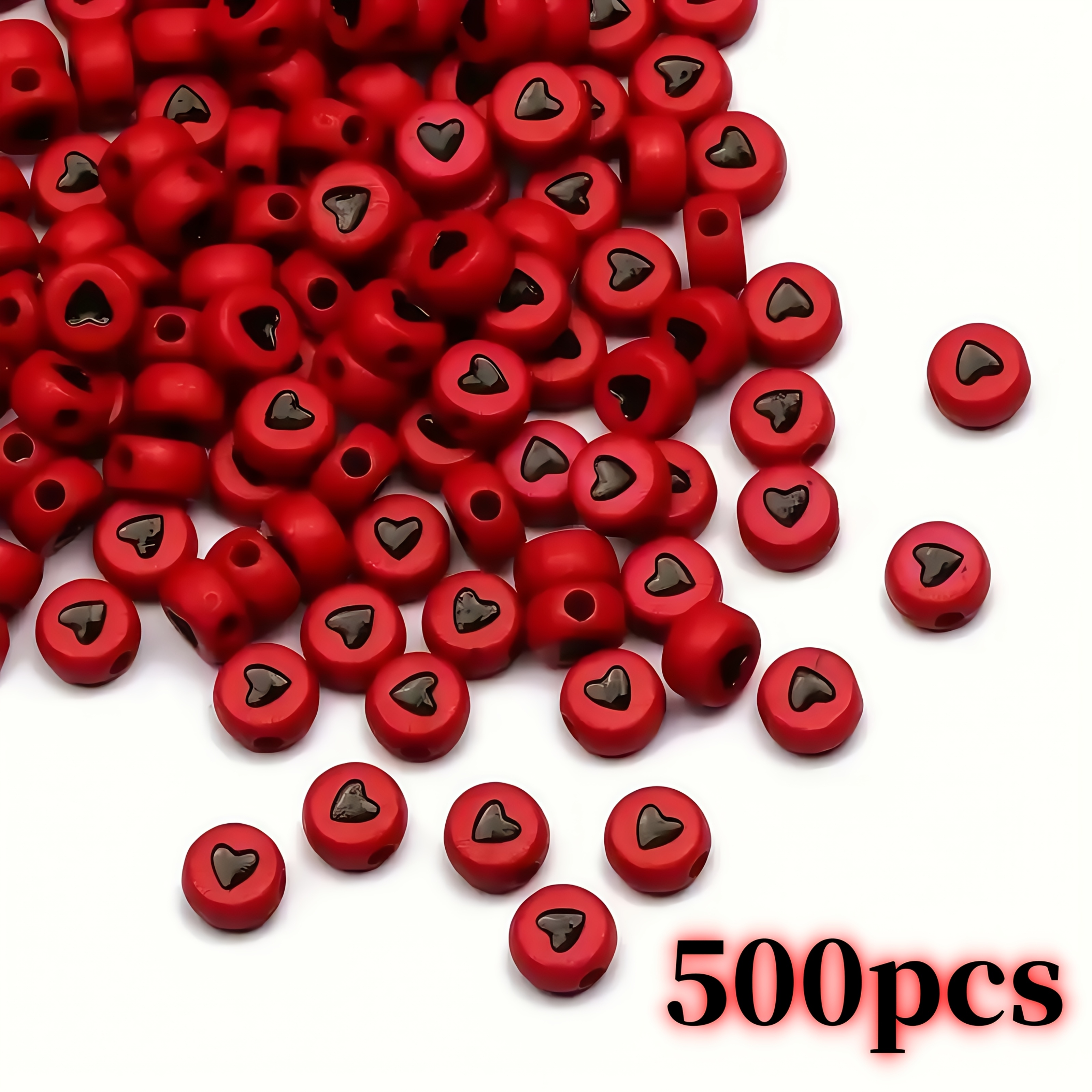 7*4mm 500pcs Red base black he – Body Jewelry Tool Bewertung und Preis