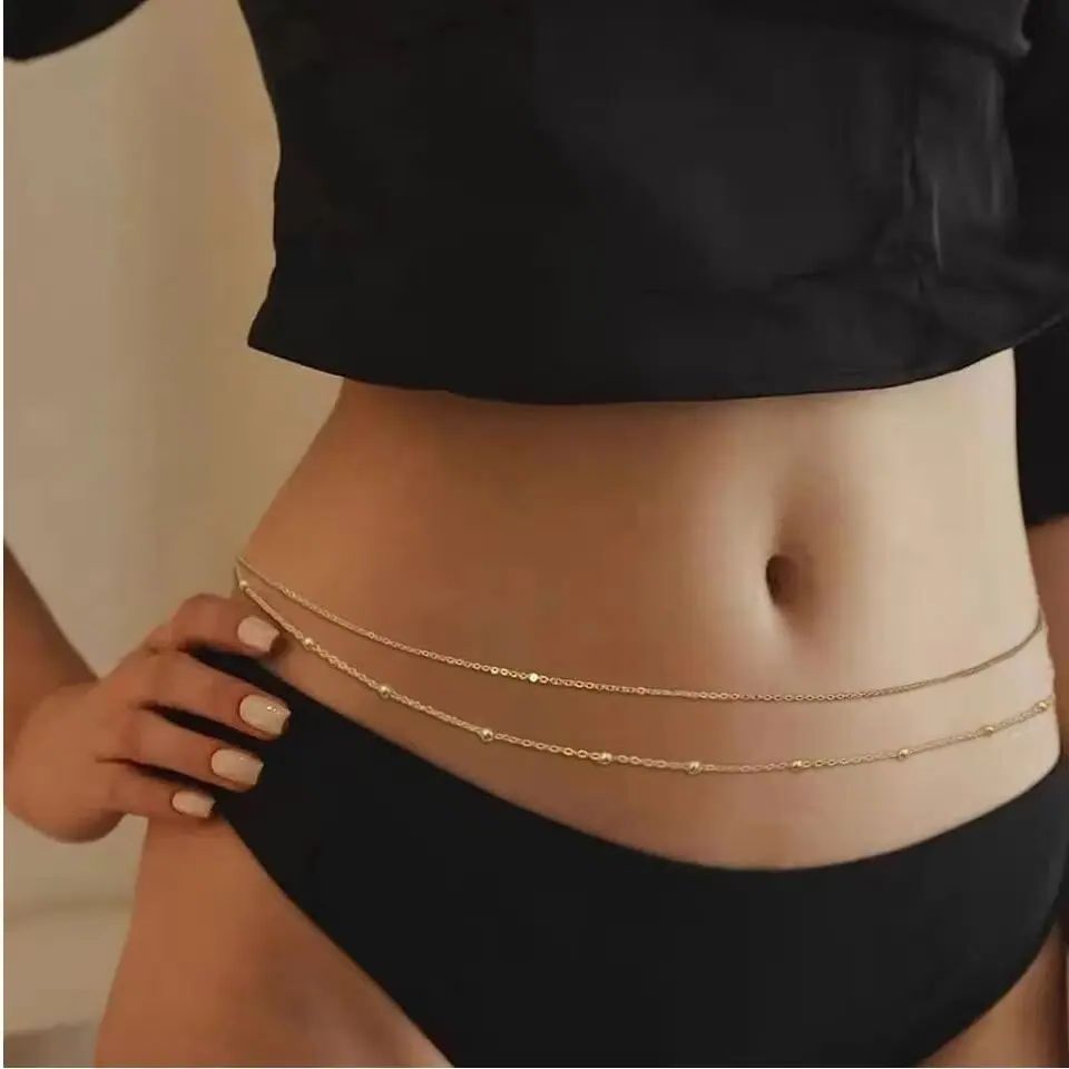 HipHop Double Layers Belly Cha – Body Chain Jewelry Bewertung und Preis