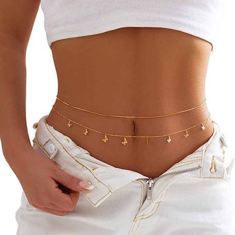 Fashion Simple Double Layer Be – Body Chain Jewelry Bewertung und Preis