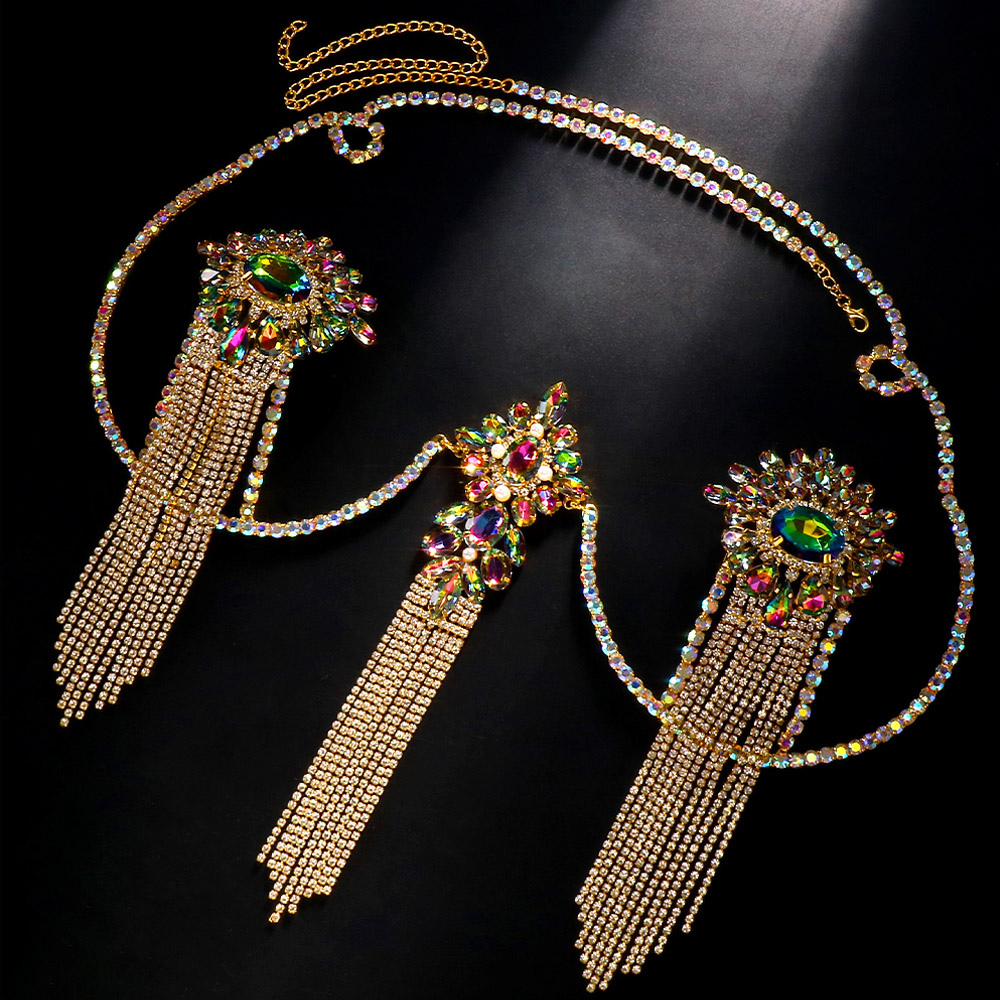 Sexy Tassel Color Crystal Ches – Body Jewelry Charms Bewertung und Preis