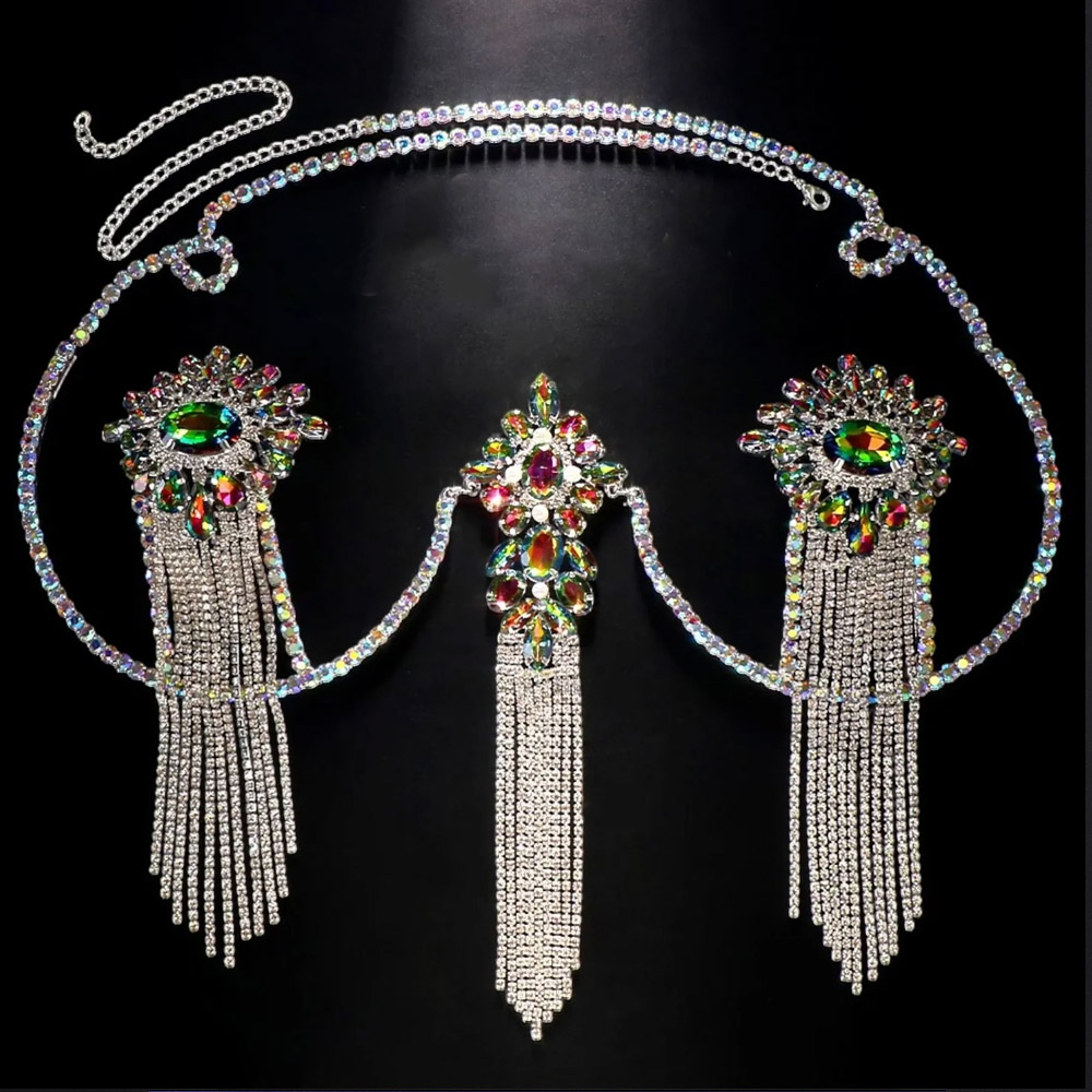 Sexy Tassel Color Crystal Ches – Body Jewelry Charms Bewertung und Preis