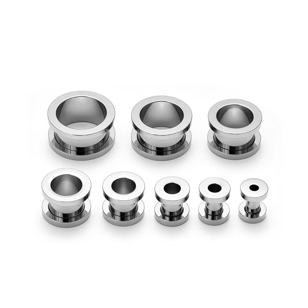 1PC Ear Tunnels Plugs Titanium – Body Jewelry Gauges Bewertung und Preis