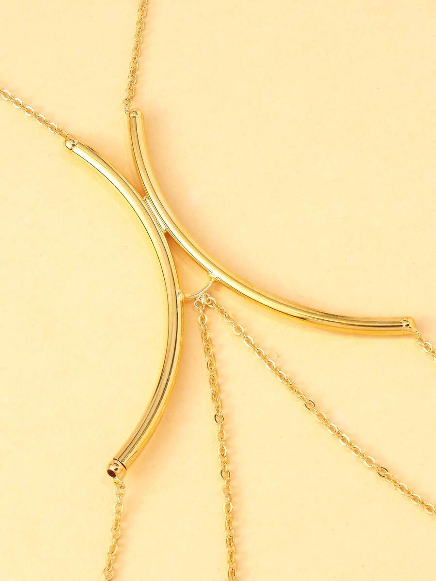 Luxury Gold Body Chain For Wom – Body Jewelry Nipple Chain Bewertung und Preis